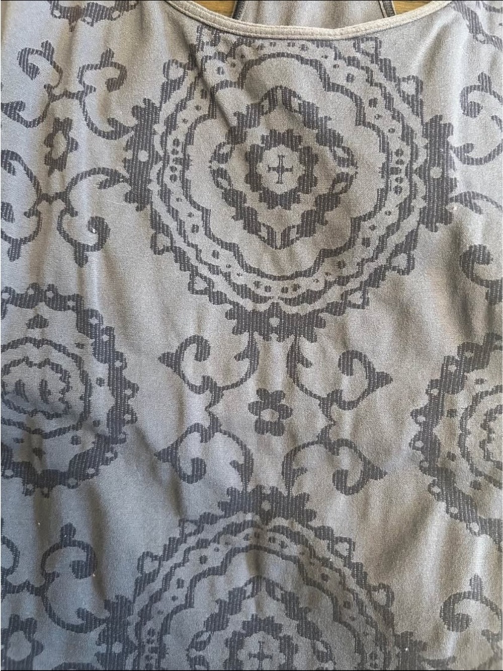 Zella Gray Medallion Racerback Tank - Picture 3 of 5